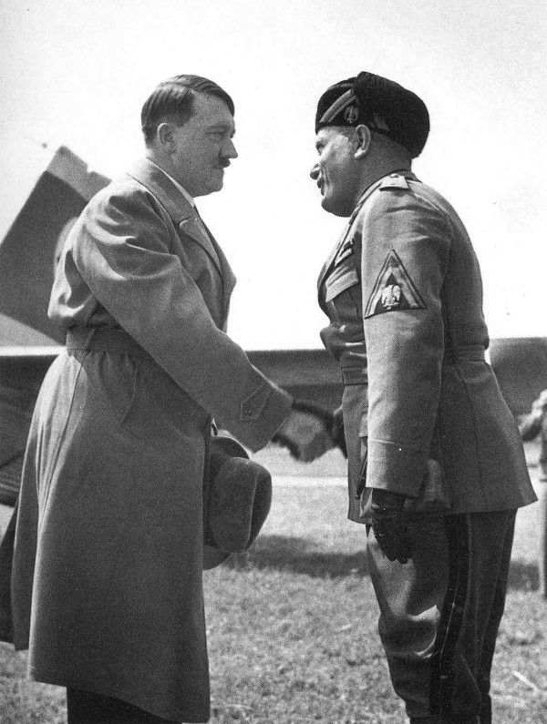 Alfred Eisenstaedt: Mussolini e Hitler