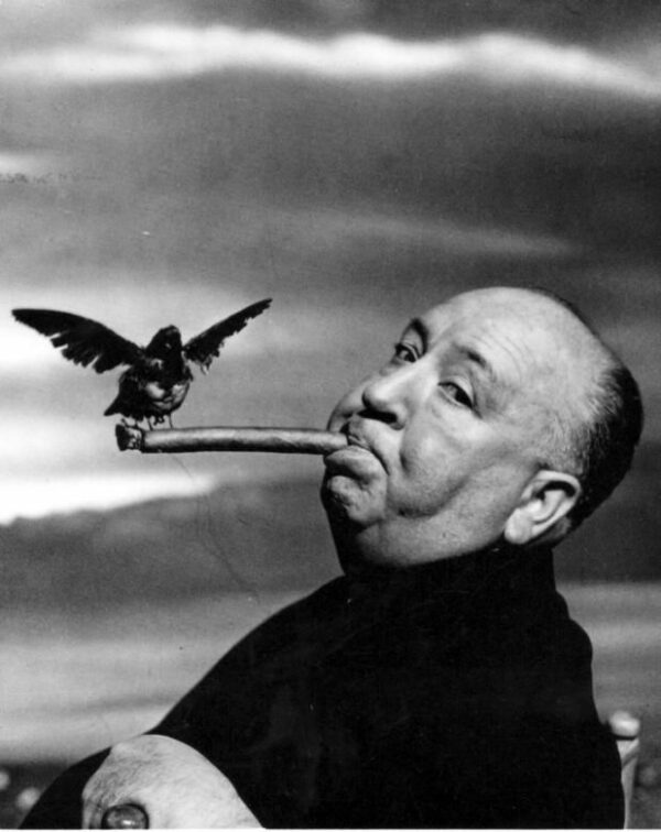 philippe halsman - alfred-hitchcock-during_the_filming_of_the_birds__1962