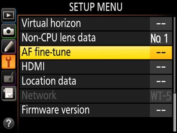 Automated AF Fine Tune di Nikon
